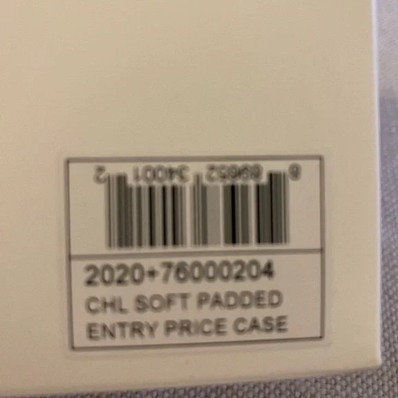 New Chloe Eyewear.Soft Pink Pebble Leather Padded Eye Glass case - Picture 5 of 6